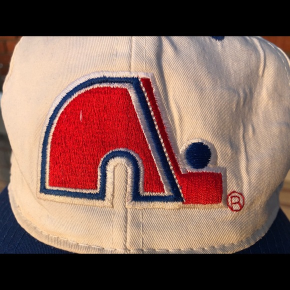 💥SOLD💥 Vintage 90s Quebec Nordiques NHL Starter hat cap - Picture 3 of 14